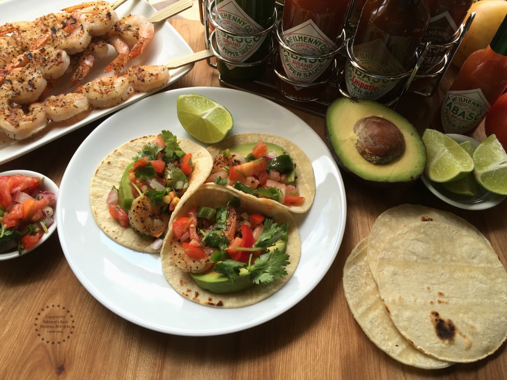 Tacos de Camarón a la Parrilla