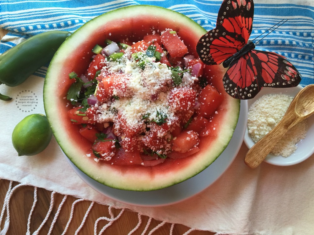 Grilled watermelon salsa is one of my staples for grilling season