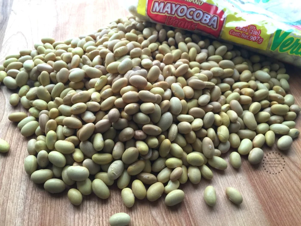 Mayocoba Beans or Frijoles Canarios