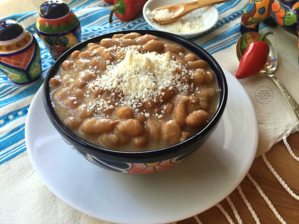 Mi querida bisabuela me enseñó a preparar estos ricos frijoles mayocoba