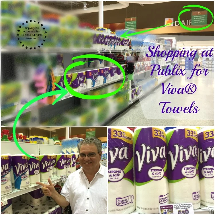 De compras en Publix en donde compramos Viva® Towels De compras en Publix en donde compramos Viva® Towels