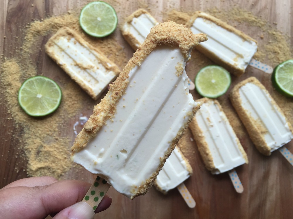 These Key Lime Pie Popsicles are creamy and not too sweet perfect bite
