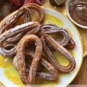 Chipotle Chocolate Churros inspired in the TABASCO Chipotle Sauce flavor profile