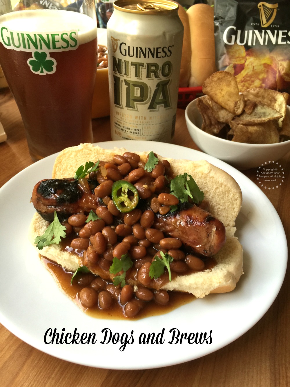 Grilled Chicken Dogs and Brews to Celebrate Summer