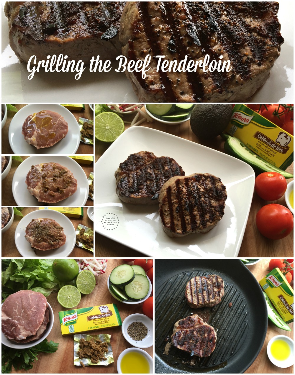 Grilling and Seasoning the Beef Tenderloin