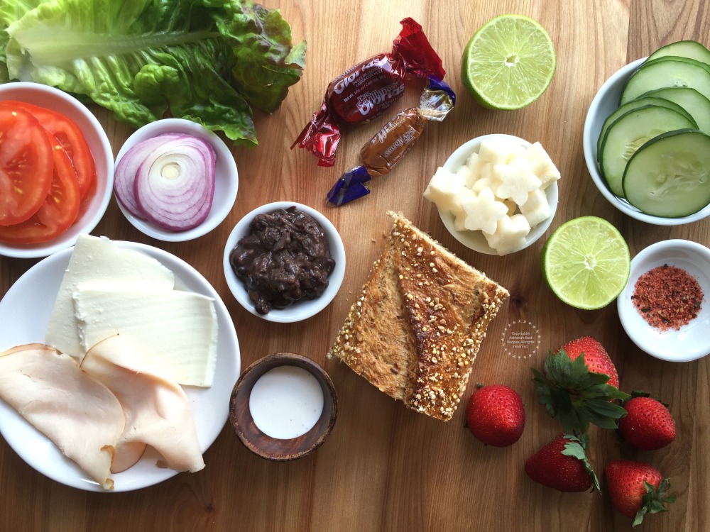 Ingredients for the Mexican Bento Box