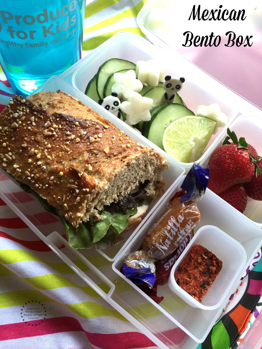 Mexican Bento Box for Back To School