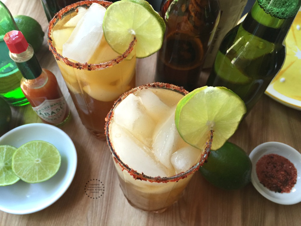 Una michelada clásica perfecta para una taquiza