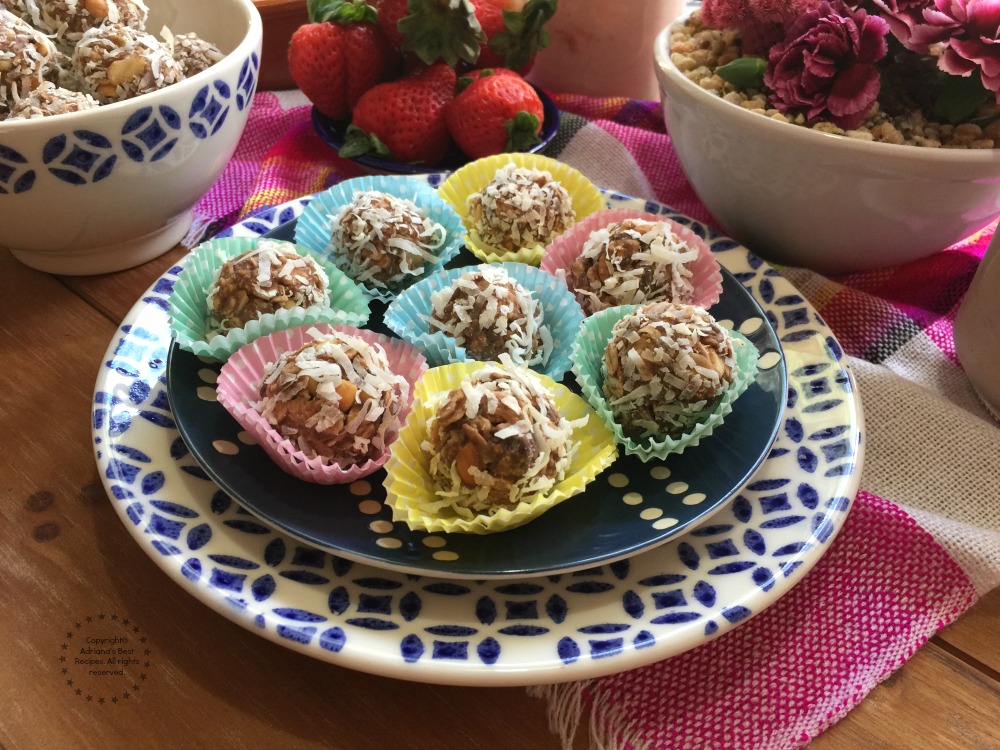 Trufas de Chocolate y Cacahuate con Coco