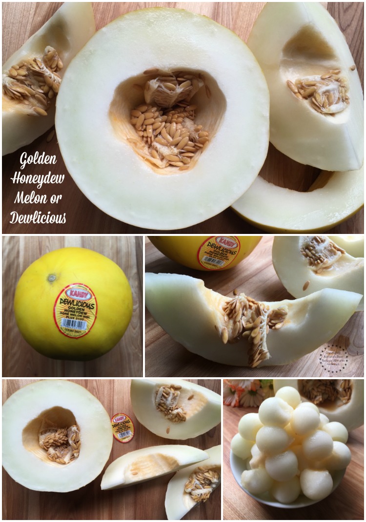 Golden Honeydew Melon or also called Dewlicious