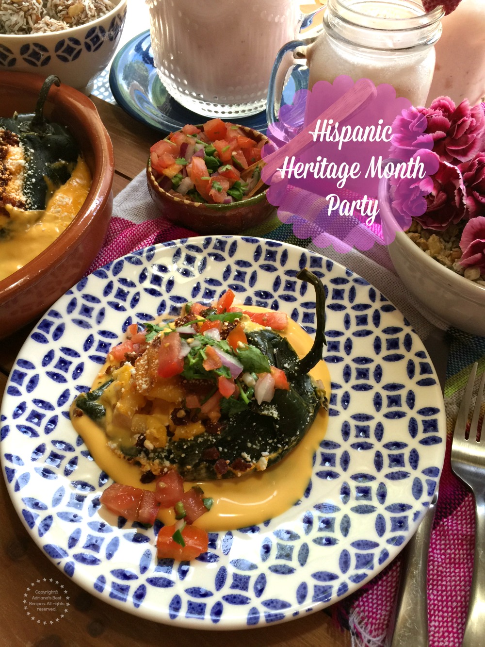 Hispanic Heritage Month Party Menu with NESTLE