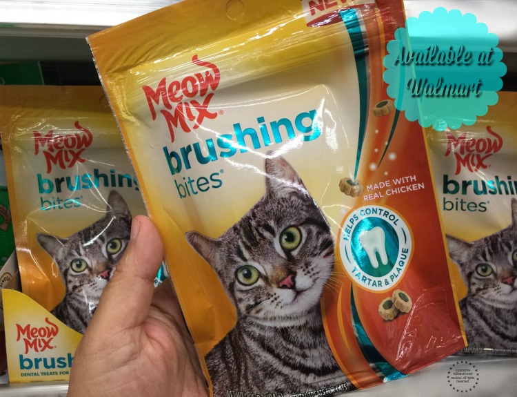 New Meow Mix Brushing Bites available at Walmart