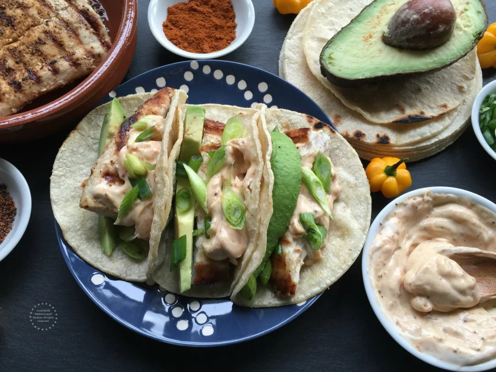 Receta para los Tacos de Pescado con Mayonesa Picante Receta para los Tacos de Pescado con Mayonesa Picante