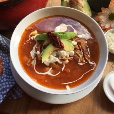 Caldo Tlalpeño una rica sopa para calentar el alma