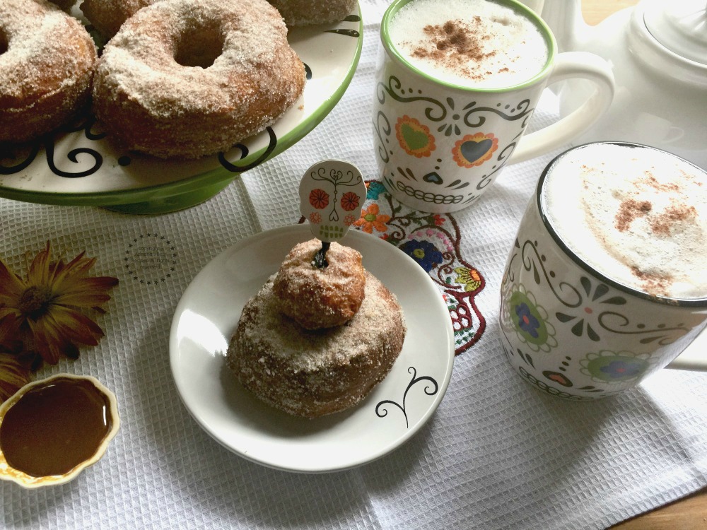 Churro Donuts for Dia de Muertos or Day of the Dead
