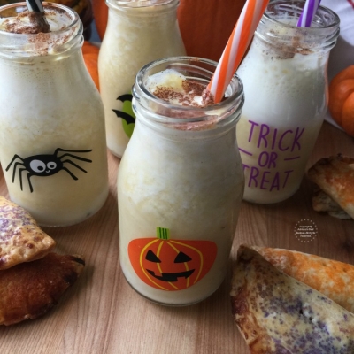 Making a ghoulish Mexican Pumpkin Shake to share with all the family