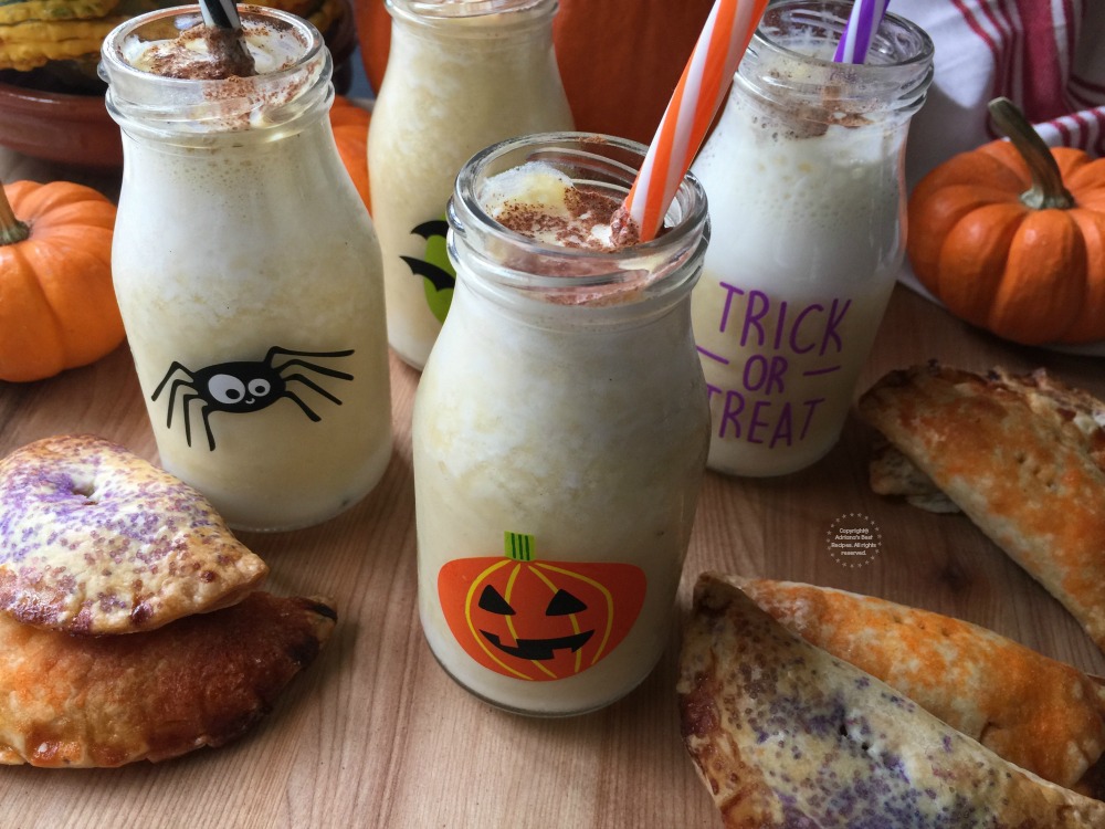 Making a ghoulish Mexican Pumpkin Shake to share with all the family