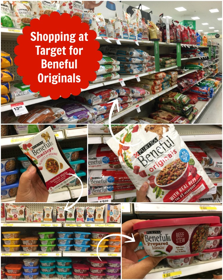 Shopping at Target for Beneful Originals