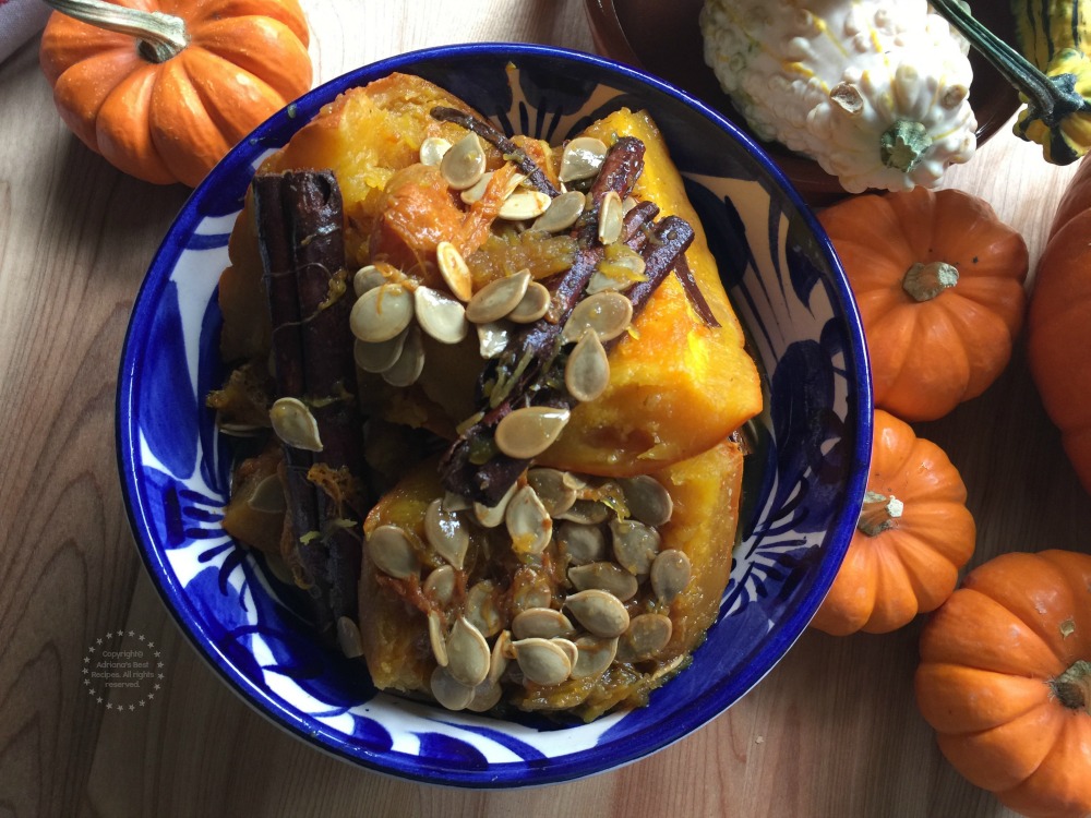 We keep the pumpkin seeds because those are very tasty