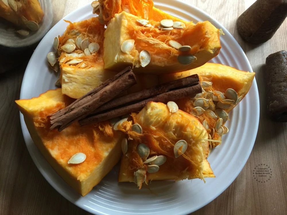 You will need 8 - 10 pieces of pumpkin for making the candied pumpkin recipe You will need 8 - 10 pieces of pumpkin for making the candied pumpkin recipe