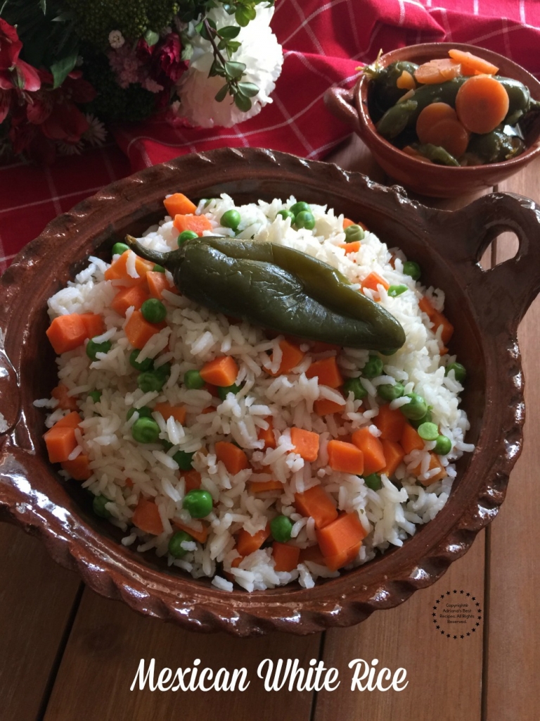 Mexican White Rice Recipe - Adriana's Best Recipes