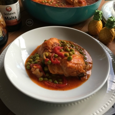 Fricasé de Pollo a la Cubana