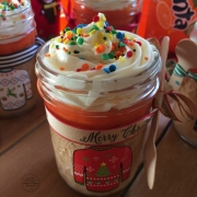 Fanta Cupcakes in a Jar for a cozy charity