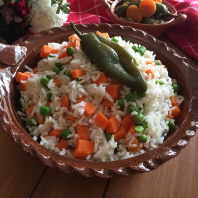 Arroz Blanco Estilo Mexicano para Las Posadas