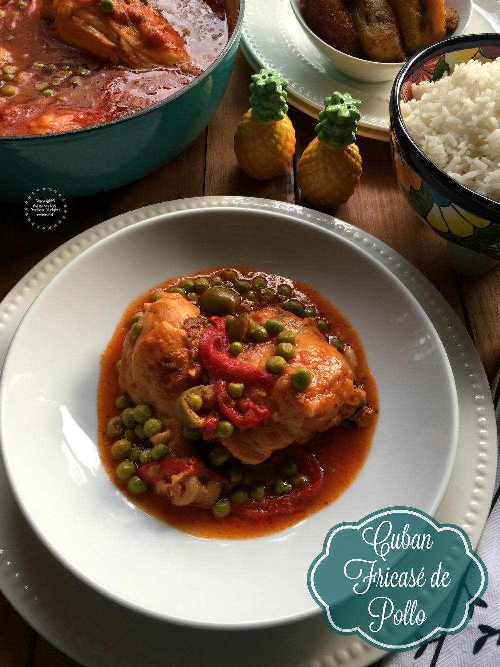 Saborea tu cultura con Fricasé de Pollo a la Cubana