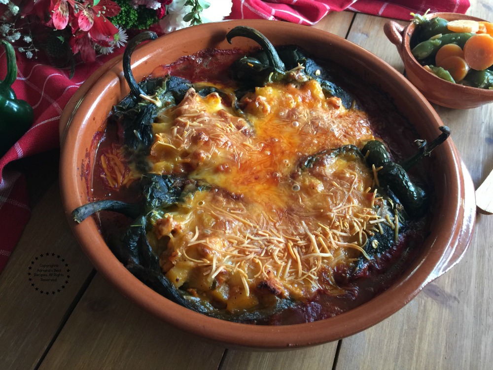 Chiles Rellenos de Picadillo de Pavo para deleitar el paladar