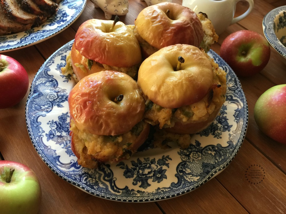 Las manzanas rellenas de stuffing añaden un elemento rústico a tu menú