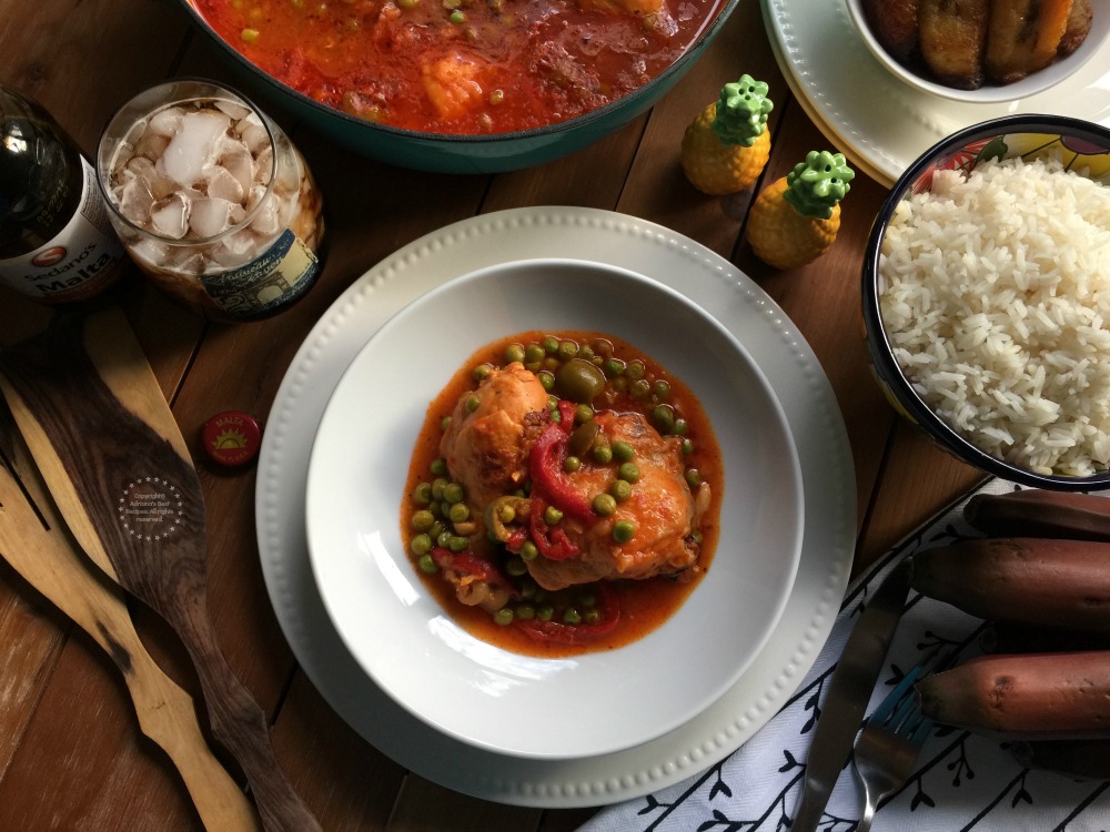 This chicken stew is inspired in my suegra’s original recipe