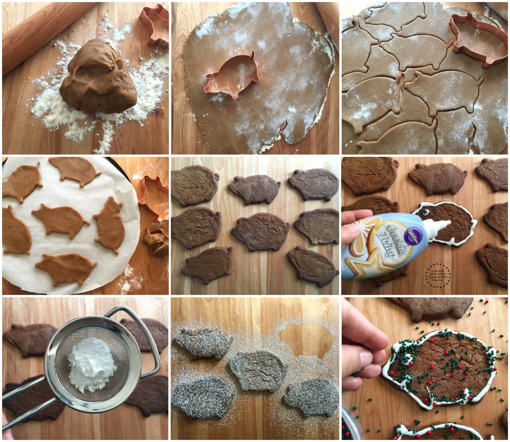 Making the Mexican Piloncillo Ginger Cookies