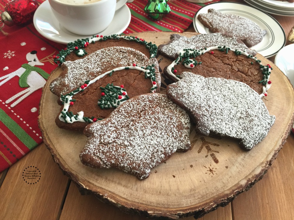 Galletas de piloncillo y jengibre ricas golosinas para las fiestas