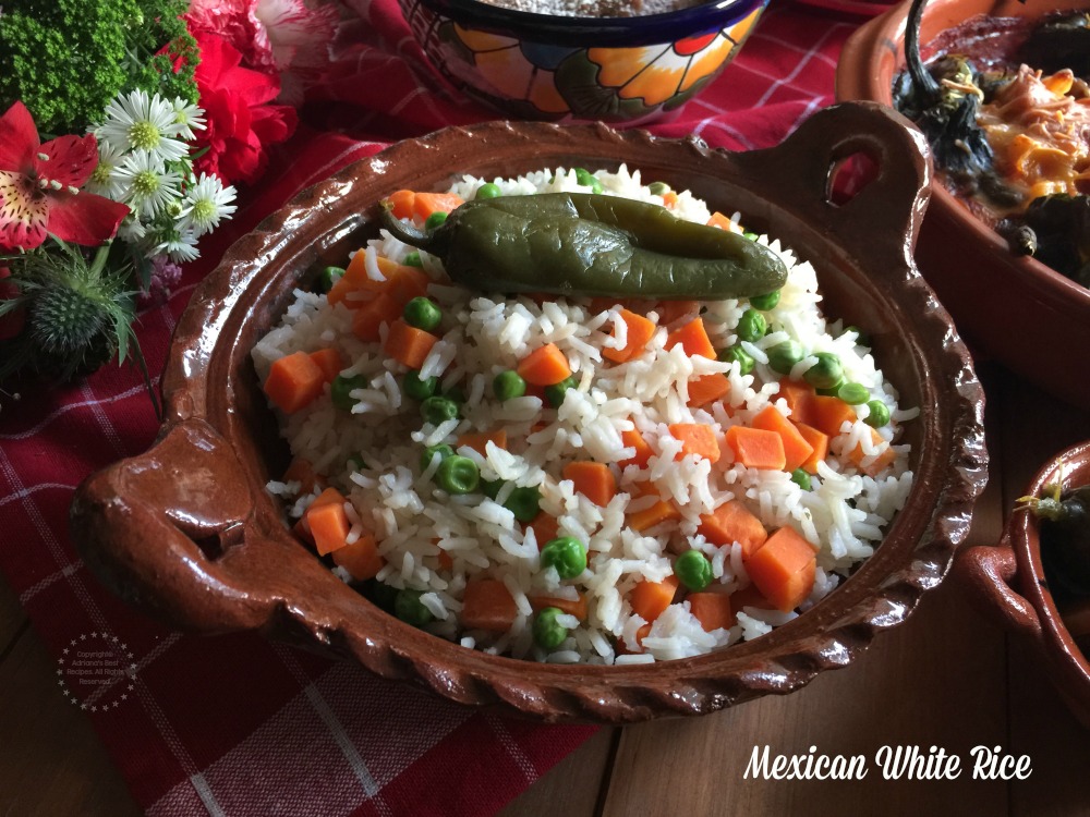 Arroz Blanco Estilo Mexicano