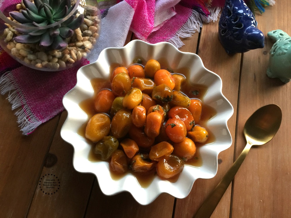 Fruit confit is like candied fruit preserved in sugar