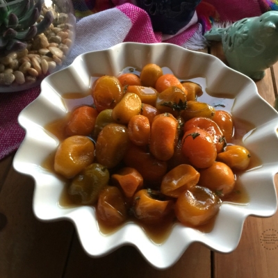 Naranjas Chinas Confitadas con Panal