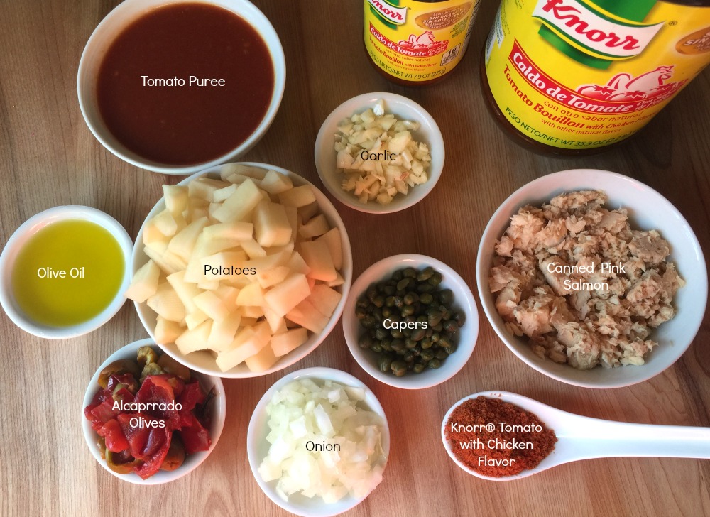 Ingredientes para las Empanadas de Salmón