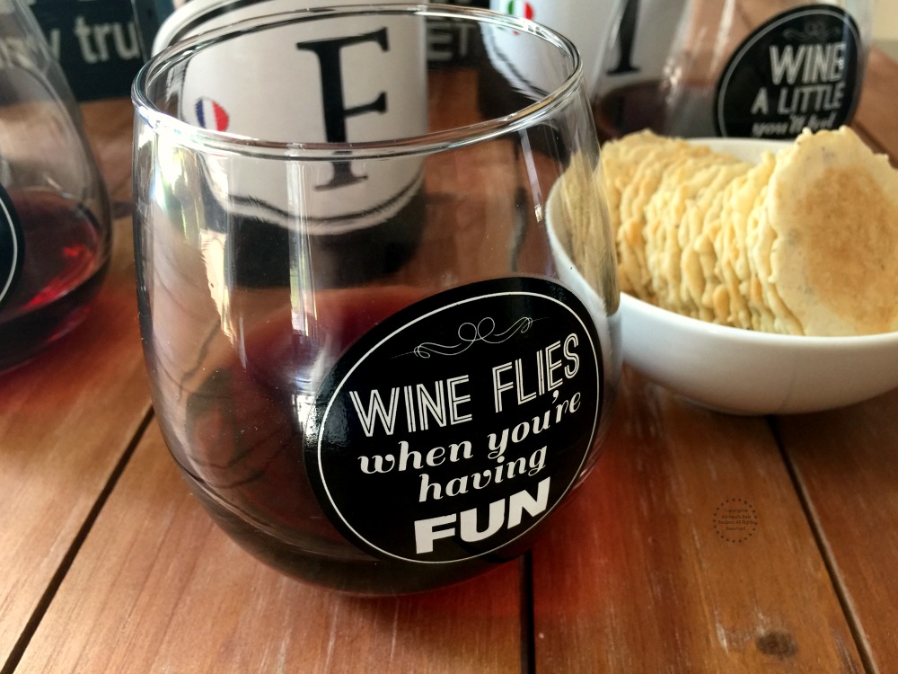 F from France makes it fun to drink red wine