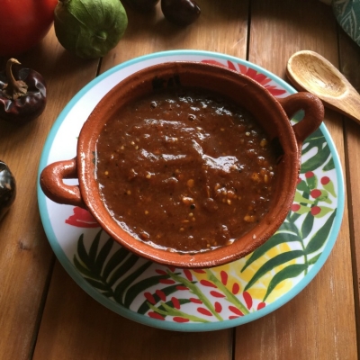 Salsa Taquera de Chile Cascabel una Receta Sencilla