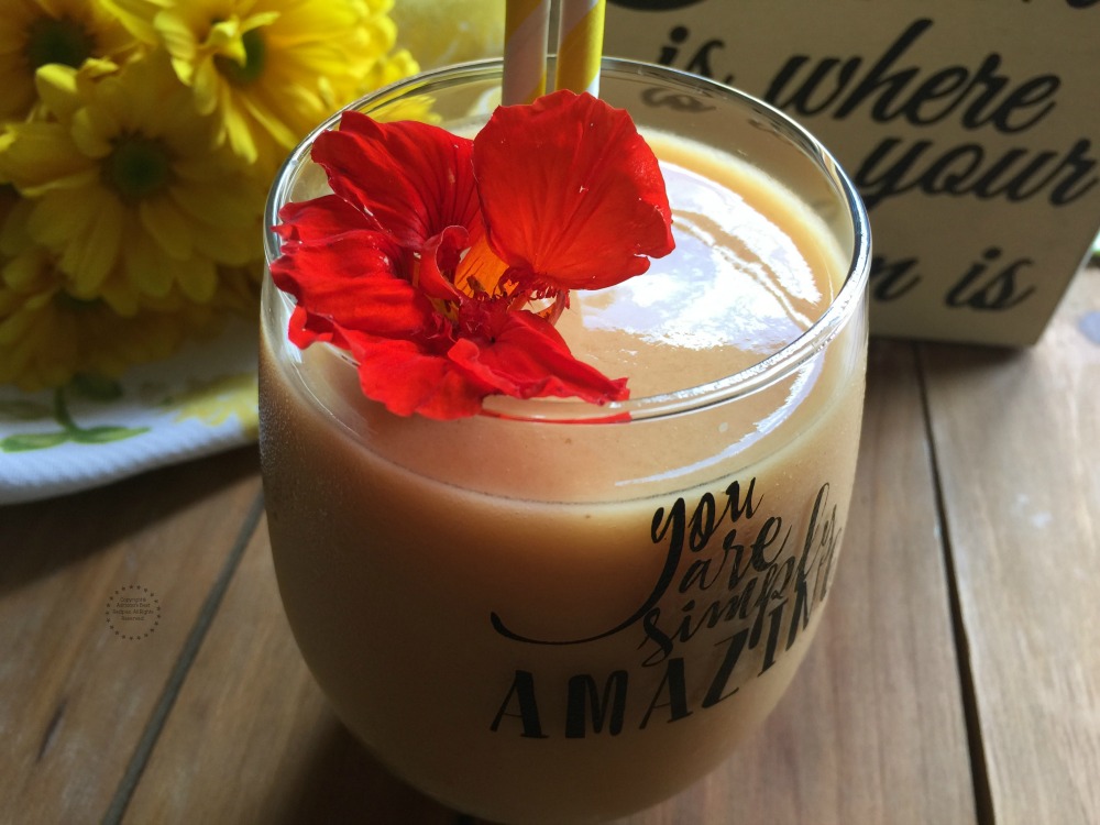 Delicious papaya pineapple mango smoothie to surprise mom any day of the week