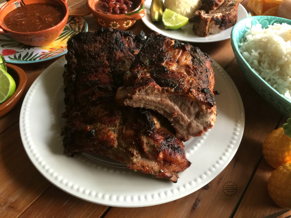 Flavorful Extra Tender Grilled Cuban Style Pork Ribs