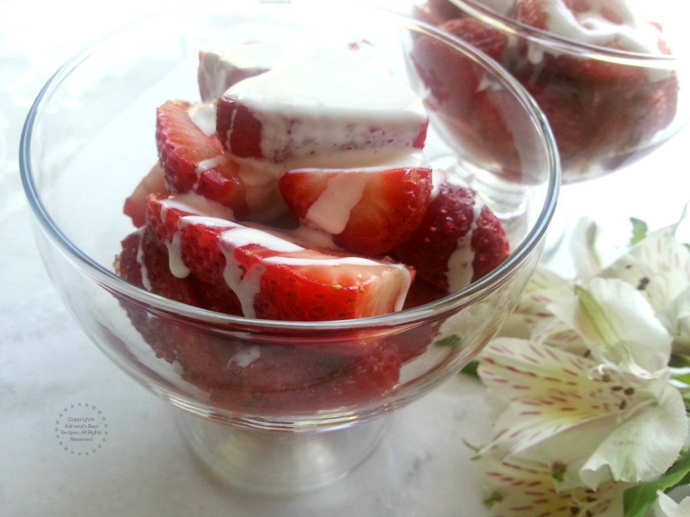 Fresas con Crema or Strawberries and Cream Mexican Style