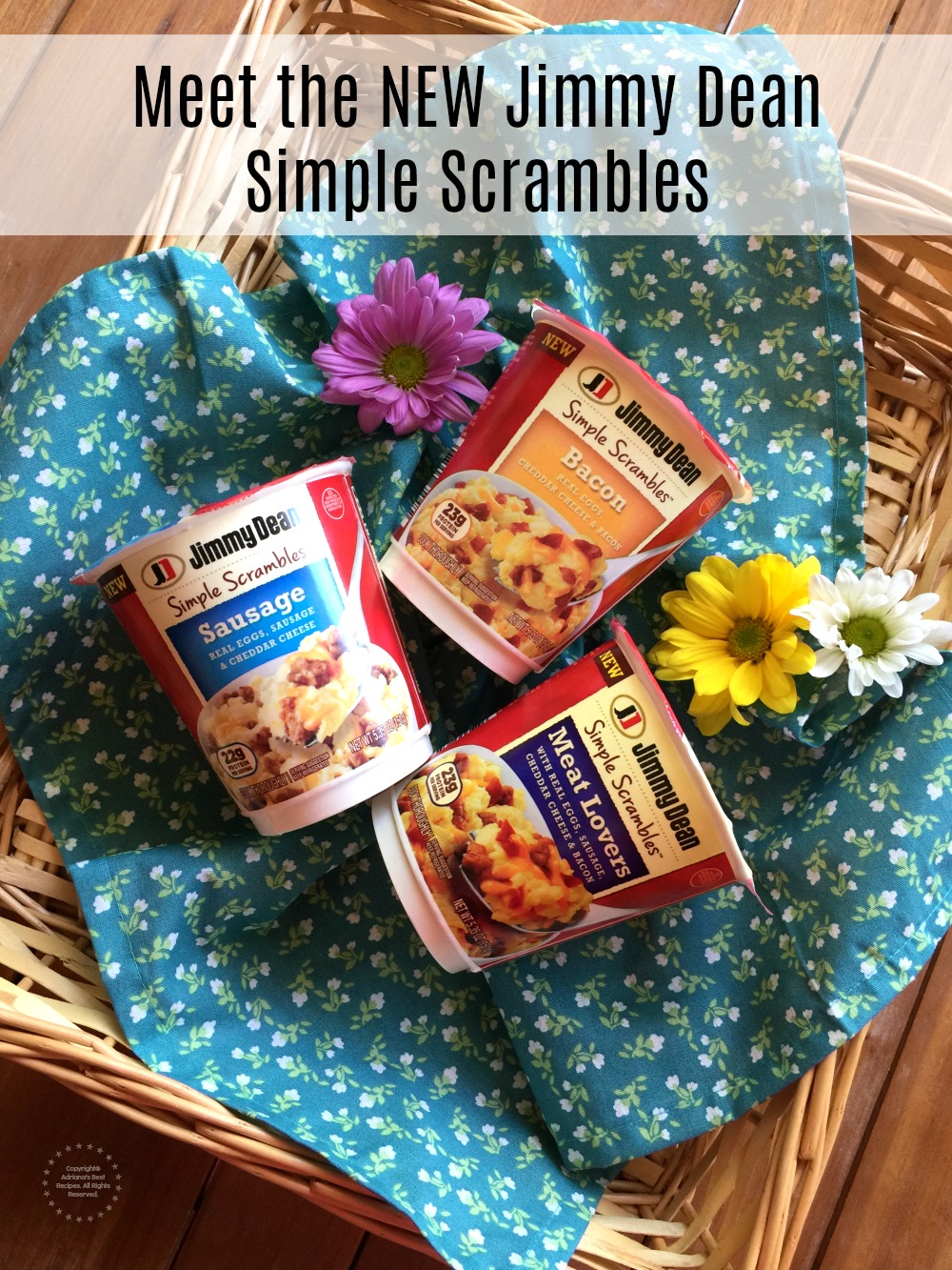 Conoce los NUEVOS Jimmy Dean Simple Scrambles en Walmart