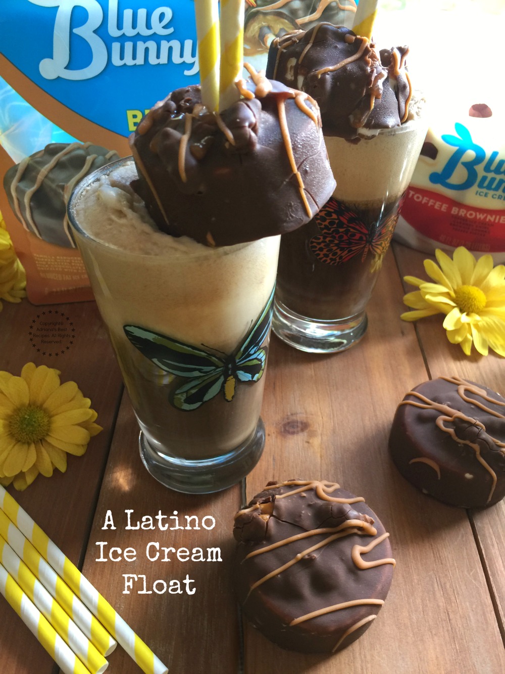 Springtime is perfect season to enjoy a yummy Latino Ice Cream Float