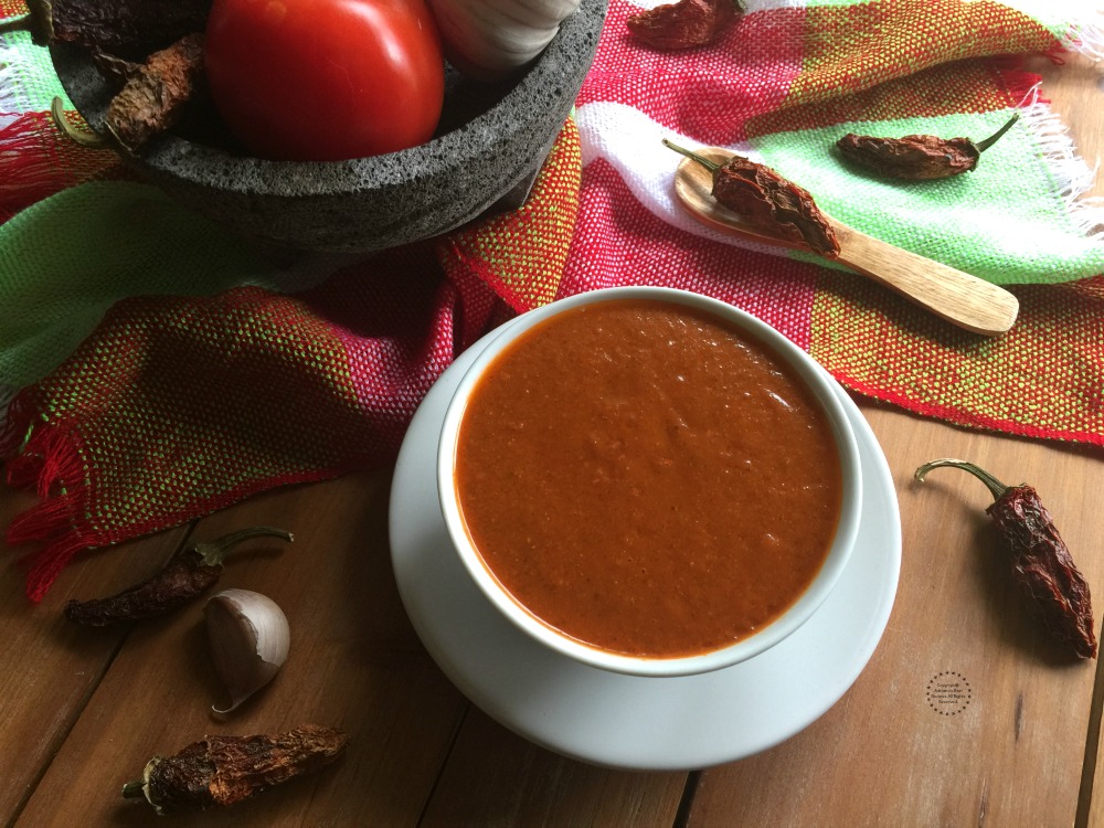 Rica salsa de chipotle para los Tacos Arabes