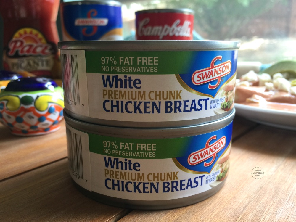 El pollo enlatado Swanson Premium Chicken es conveniente y bajo en grasa