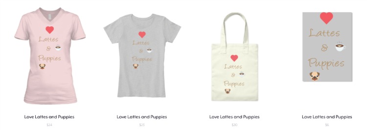 Love Lattes and Puppies Collection