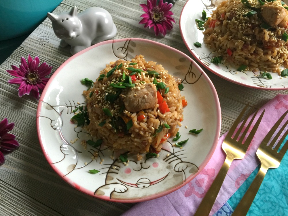 A latino style fried rice inspired in classic Chinese dish