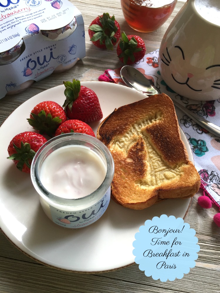 Bonjour today we want a breakfast in Paris in the convenience of our own home while savoring French style yogurt inspired by the traditional French recipe